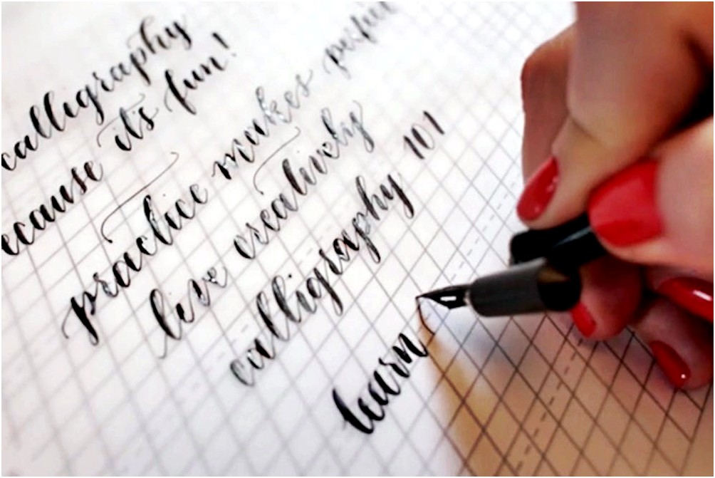 Calligraphy 101 Online Class figures, and