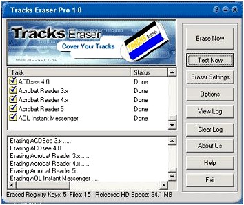 Eraser Software has the capacity to erase