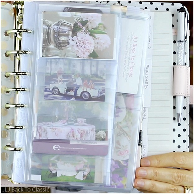 Franklin Covey Classic Blush Binder, Blush Florals 2018 Planner Inserts, and Accessories / Classic Style