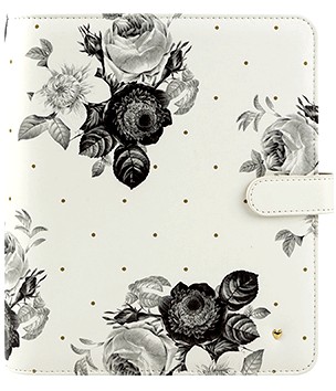 Franklin Covey Classic Blush Binder, Blush Florals 2018 Planner Inserts, and Accessories / Classic Style