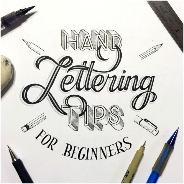 Hands Lettering Basics before the second session